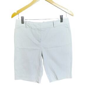 Talbots Womens Petite Cream Chino Shorts Size 4P